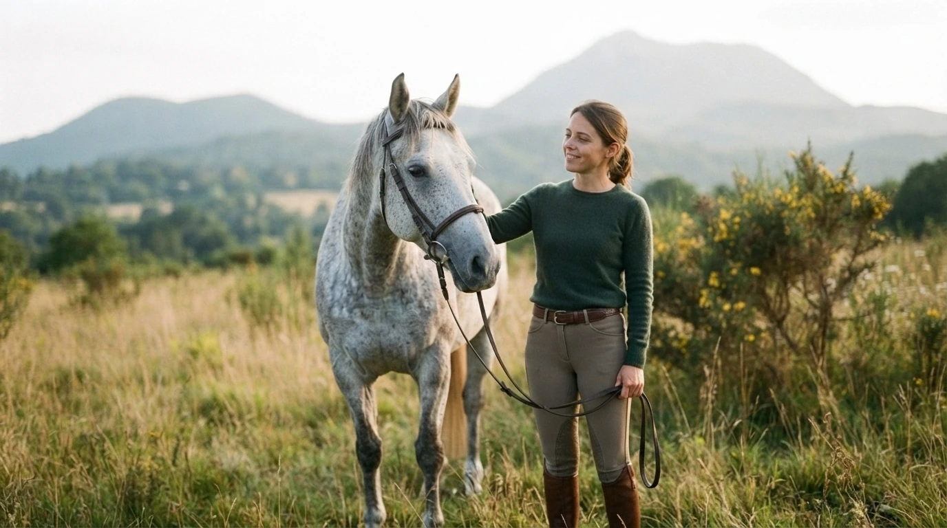 Cours d'équitation à Bromont-Lamothe, Puy-de-Dôme
